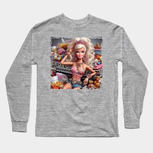 Barbie as whitetrash Long Sleeve T-Shirt